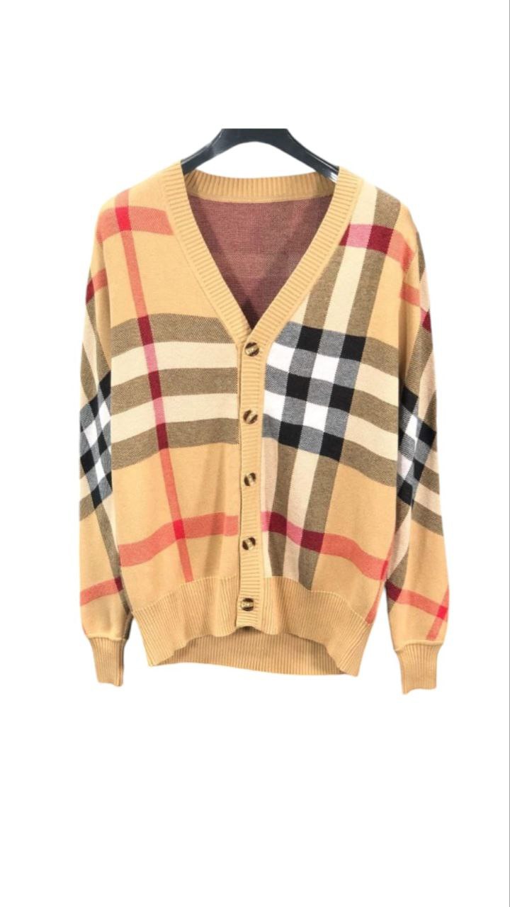 CARDIGAN BURBERRY MARRONE