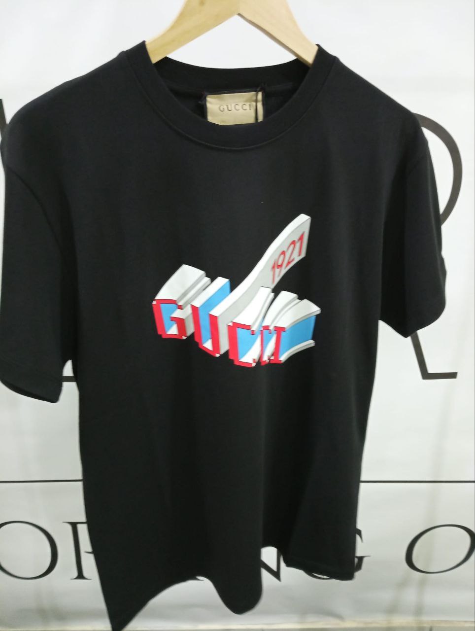 TSHIRT GUCCI NERA